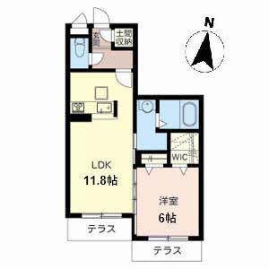 ボーシャルダン望の間取り