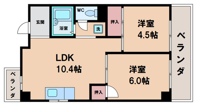 【間取り】 | ラカーサ上本町