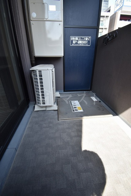 エスレジデンス北浜のバルコニー