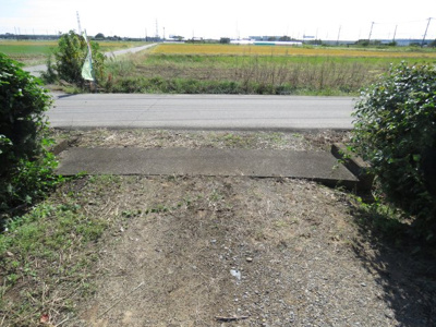 【前面道路含む現地写真】 | 川島町上八ツ林売地