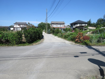 【前面道路含む現地写真】 | 川島町上八ツ林売地