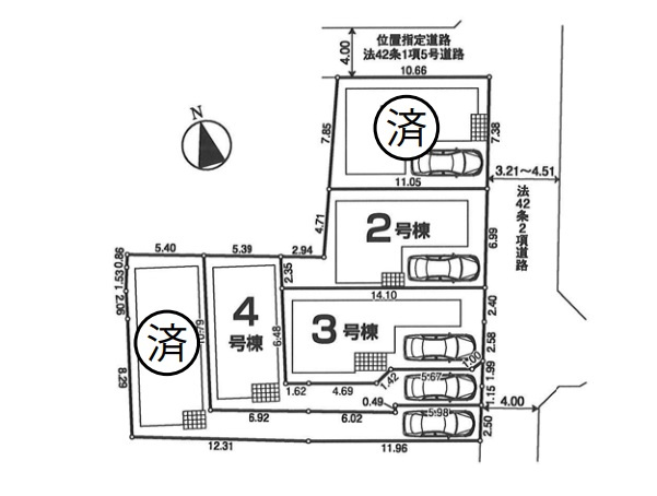 【区画図】 | 世田谷区砧５丁目　新築戸建　２号棟 | 世田谷区砧I期・全５棟・最終３棟♪
小田急線「祖師ヶ谷大蔵」駅徒歩６分の好立地！