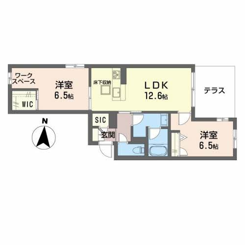 Shamaison La Casa Feliceの間取り