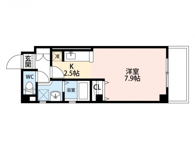 ロマンＦＵＫＵＹＡの間取り