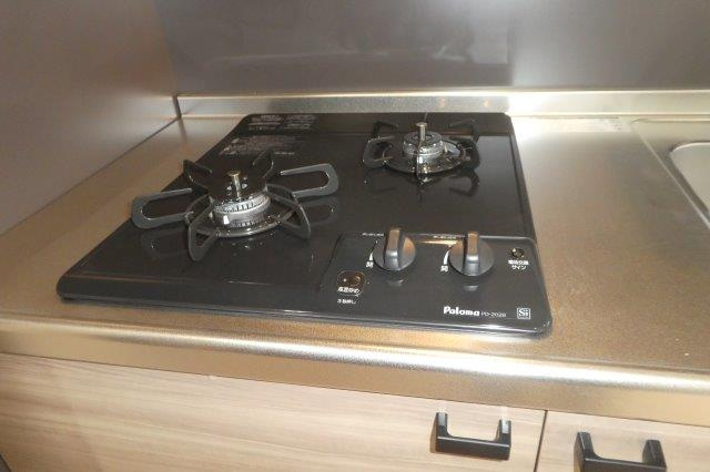 INBORUのキッチン|2口ガスコンロ