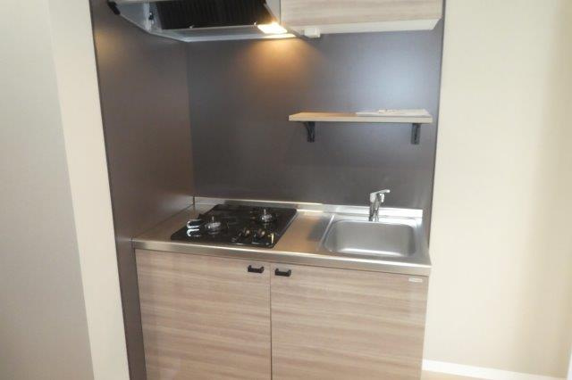 INBORUのキッチン|2口ガスコンロ付きシステムキッチン