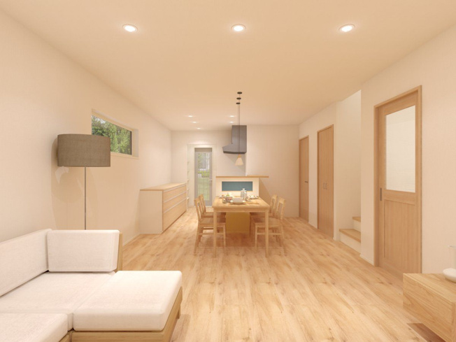 【完成予想図】 | 【NEXT‐STEP HOME】◆ネクスタウン惣利◆春日市惣利５丁目に分譲地登場！ | ◆リビング階段があり、しぜんと家族が集まる間取りになっています◆