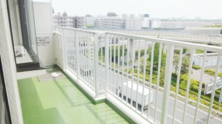 グリーンパーク船橋のバルコニー|眺めもよく開放感あります。