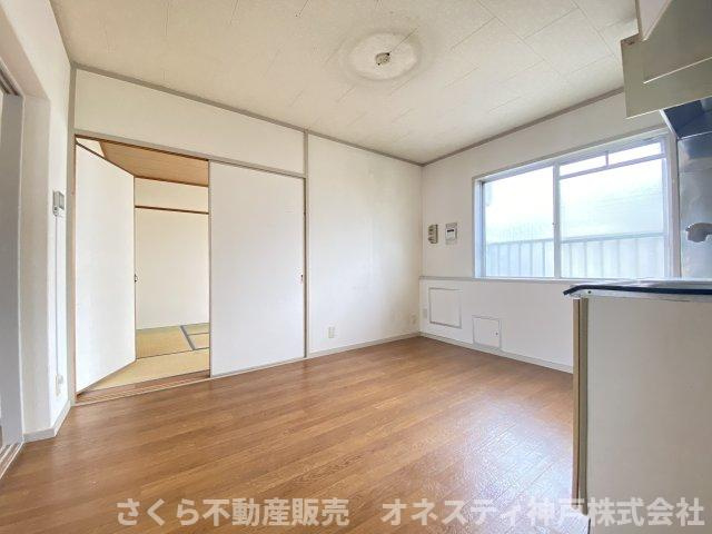 名谷19団地８３号棟の居間・リビング