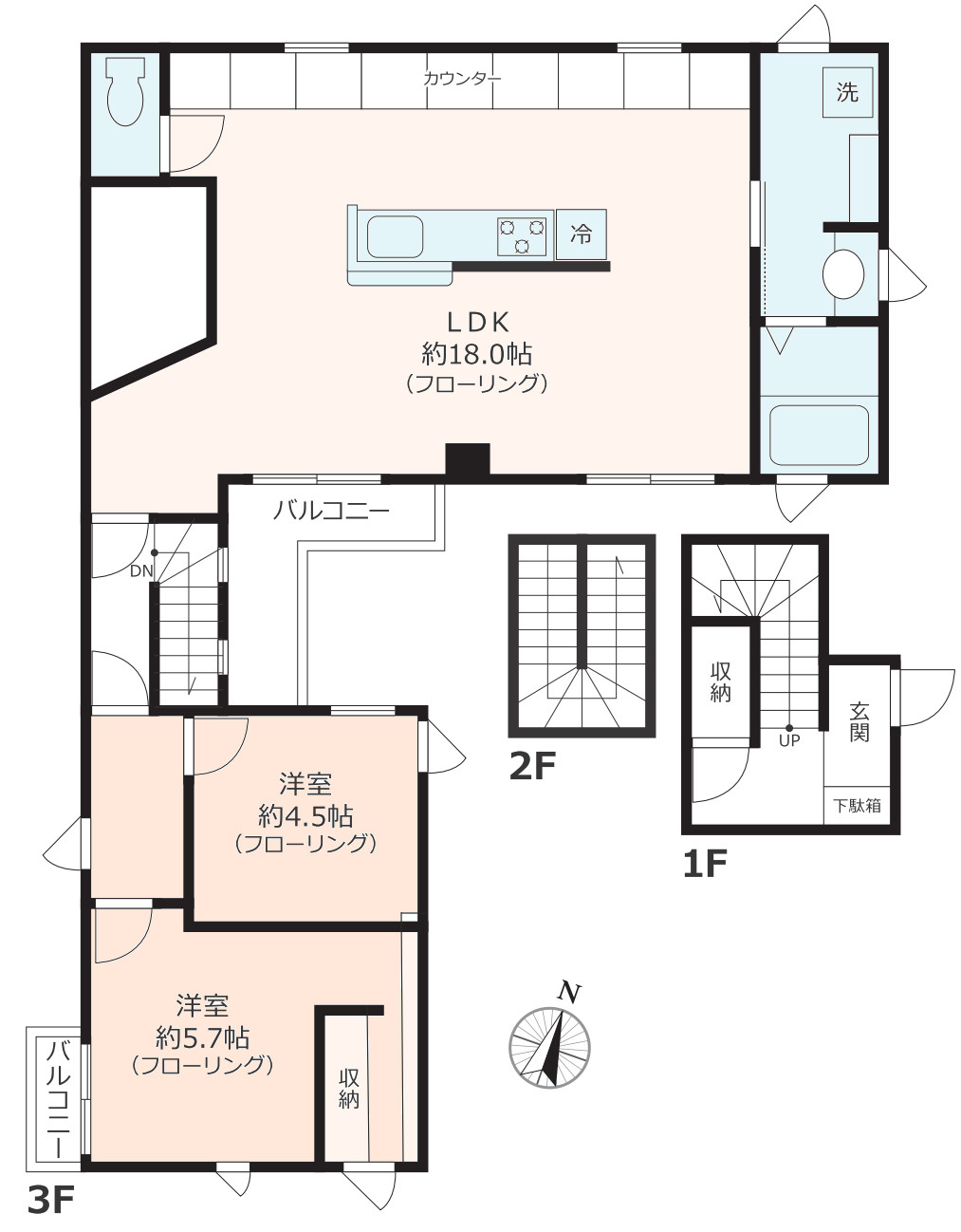 HERB GARDEN HOUSEの間取り