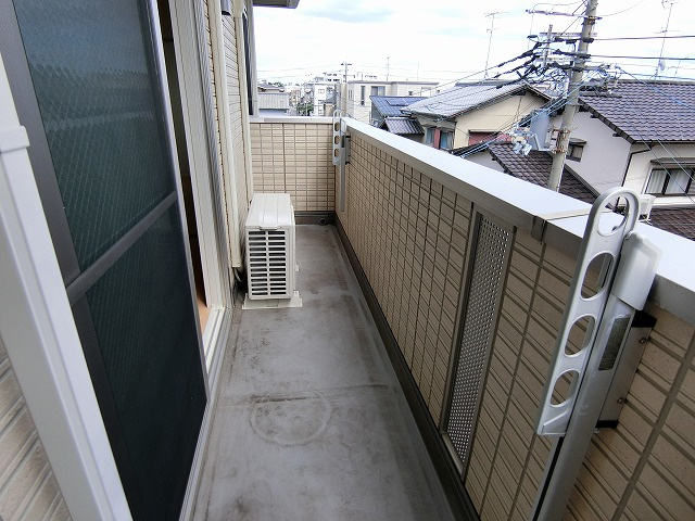 ペルルⅡのバルコニー