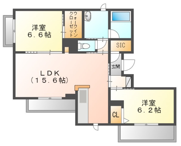 ＬＯＩＳＩＲ(ロワジール)の間取り