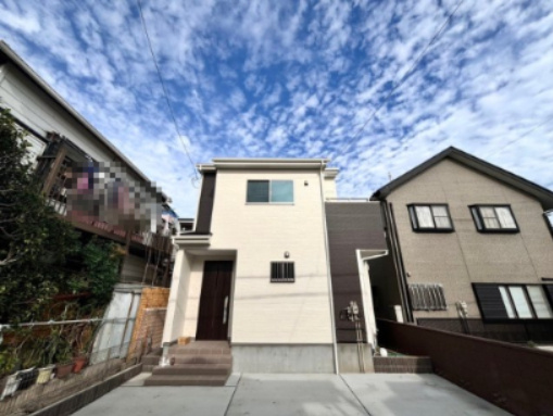 桶川市倉田　新築戸建　の外観|閑静な住宅街で穏やかに過ごせます