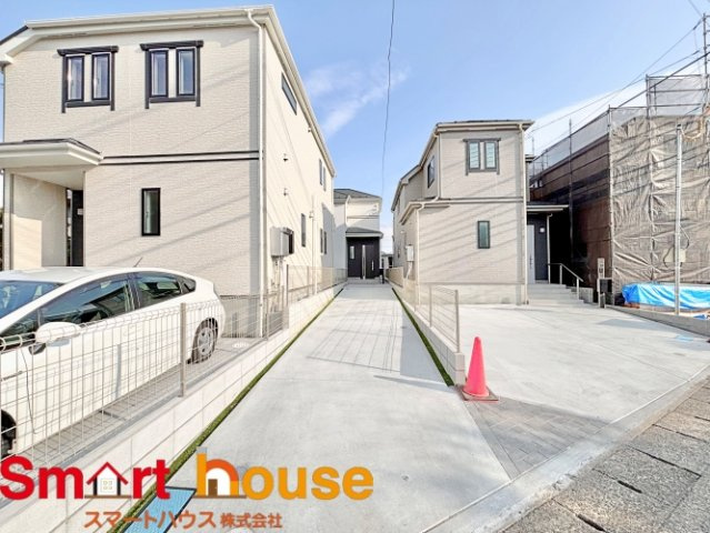 相模原市緑区大島　全3棟　の前面道路含む現地写真|「橋本」駅までバス23分「上大島南」停歩4分
前面道路5ｍ以上ですので駐車も楽々！