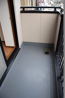 コーポ鏡のバルコニー
