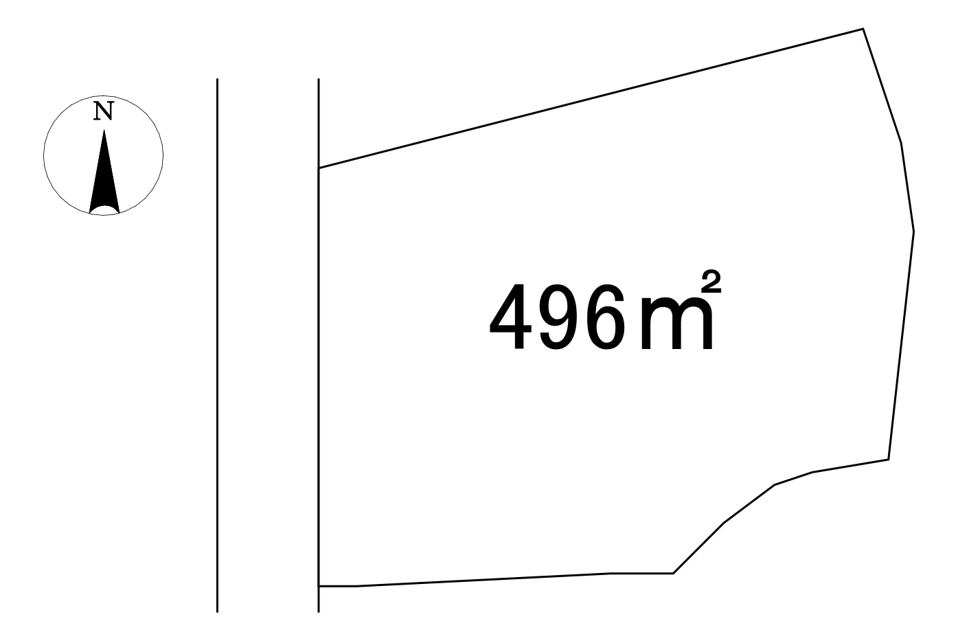 宿南の土地（寄宮）の土地図