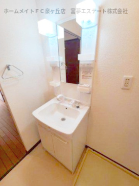 角谷フラットの洗面所