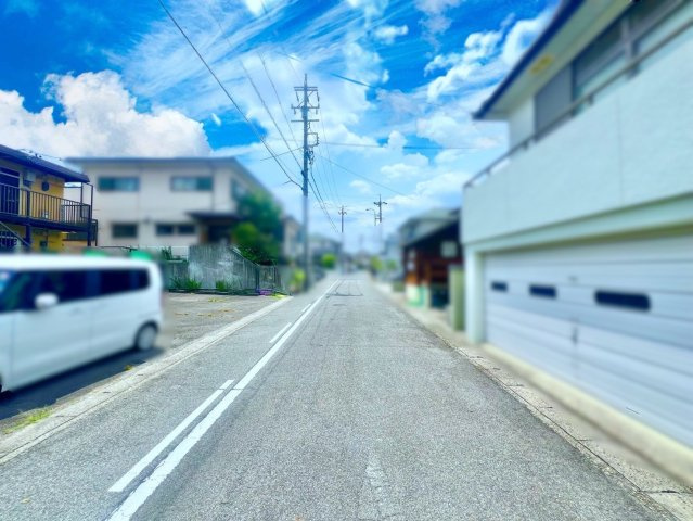 長久手市桜作土地の前面道路含む現地写真