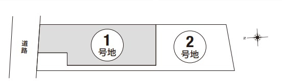 西宮市苦楽園四番町の区画図|全２区画