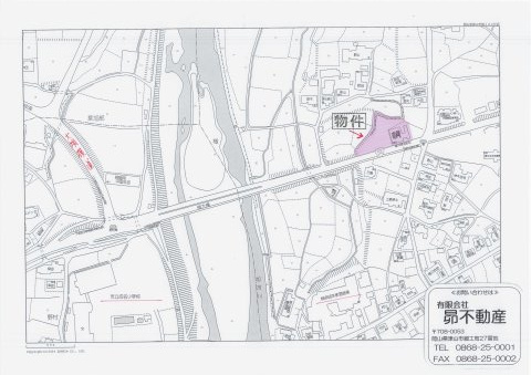 津山市楢　業務用地　500坪