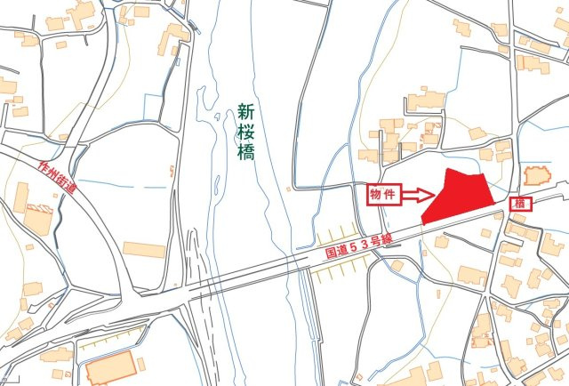 津山市楢　業務用地　500坪