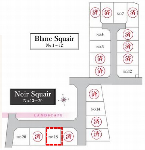 【区画図】 | 【仲介手数料０円】秦野市今泉　新築一戸建て　全20棟 | 【仲介手数料０円】秦野市今泉　新築一戸建て　全20棟