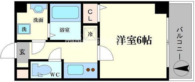 グランパシフィック松虫通の間取り