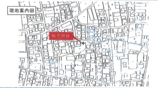 あきる野市伊奈　売地　の地図