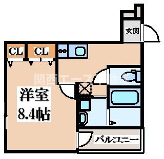【間取り】 | フジパレス弥刀Ⅱ番館