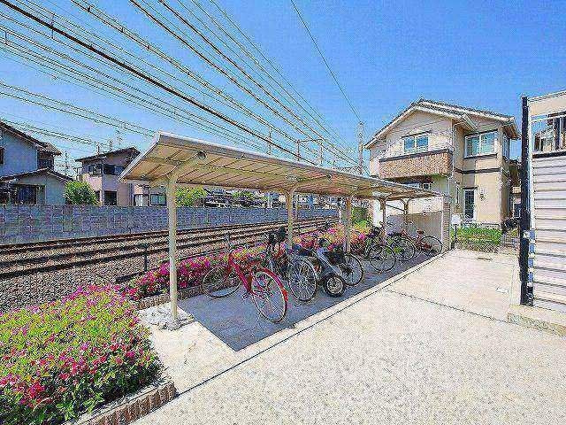レオパレスヴィラージュＥのその他共用部分|自転車置き場