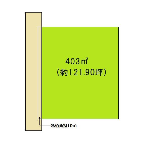和歌山市西浜　売土地の土地図