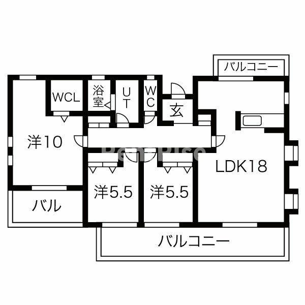 プラネックス ユマニテの間取り