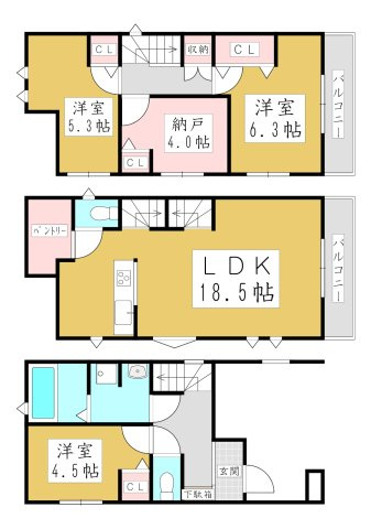 【間取り】 | Kolet南鳩ヶ谷＃20