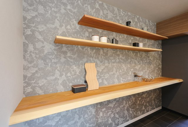 COLORSグリーンヒル瀬田南20区画　大津市神領2丁目のその他|～施工事例～　天然木造作棚♪