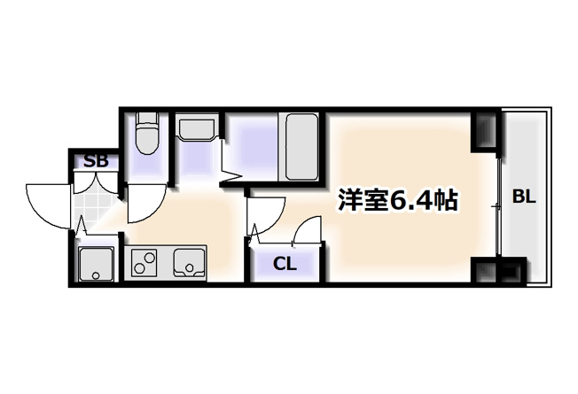 【間取り】 | プレミアムコート大正フロント
