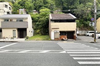 【前面道路含む現地写真】 | 山科区日ノ岡一切経谷町　注文住宅　建築条件なし　土地