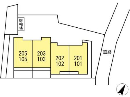 アリビオの区画図