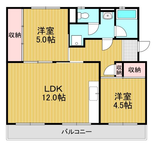 ヴィラナリー千代田10号棟の間取り
