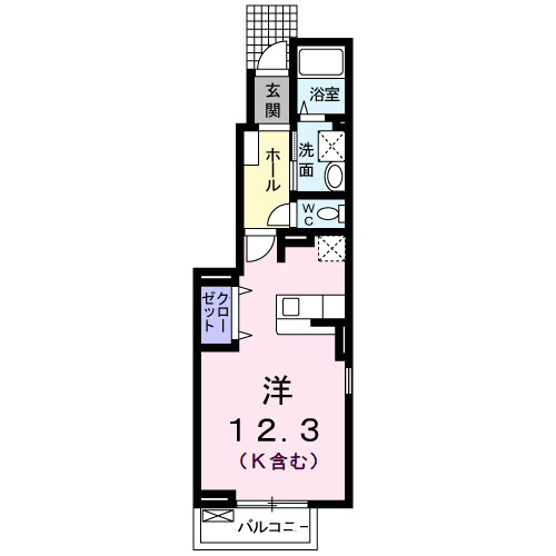 【間取り】 | ポンテリブロK・Ⅱ