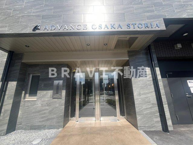 アドバンス大阪ストーリアのエントランス|清潔なエントランスです