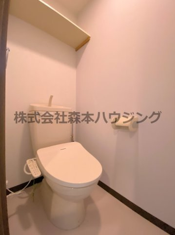 【トイレ】 | 　メゾンバニNo.3 | 落ち着いたトイレです