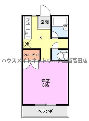 ハイツソアールⅠの間取り|間取図
