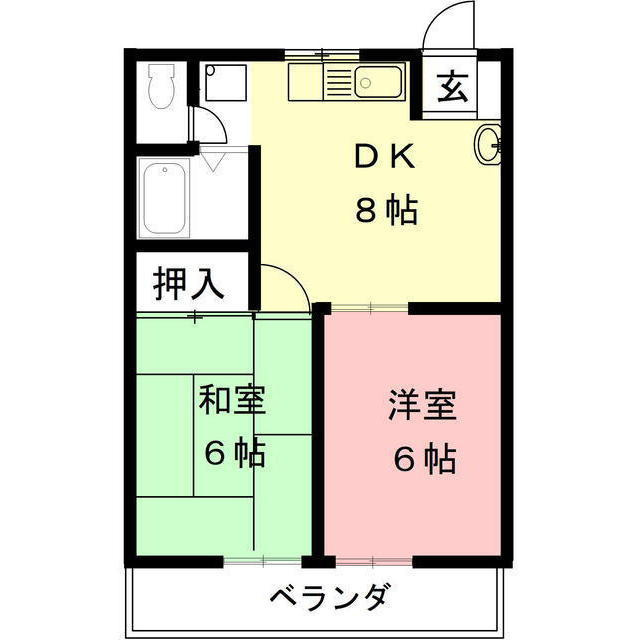 多恵第二ビルの間取り