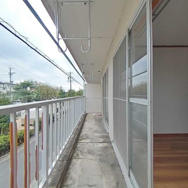 多恵第二ビルのバルコニー