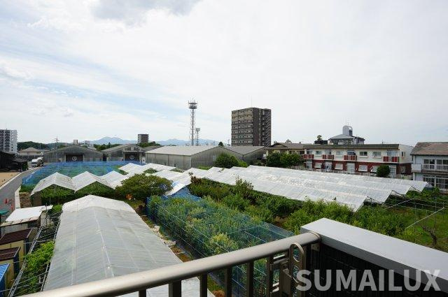 熊本市北区弓削１丁目のアパートの展望