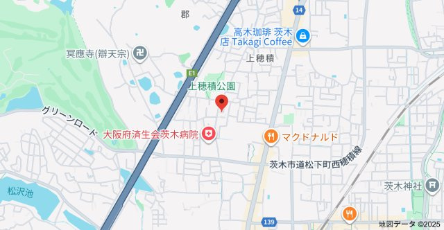 セジュール上穂積の地図