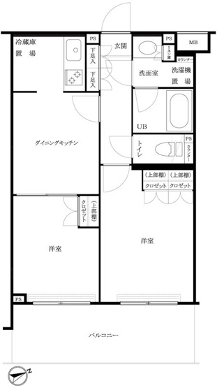 【間取り】 | ルーブル大森西