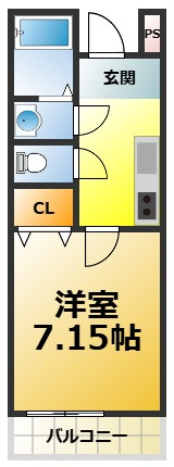 フジパレス下池田パセオの間取り