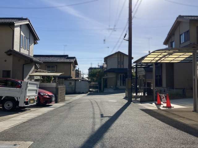 上賀茂東後藤町の前面道路含む現地写真