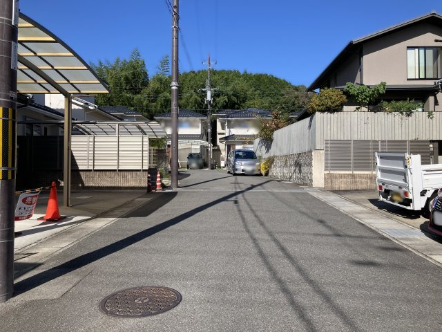 上賀茂東後藤町の前面道路含む現地写真